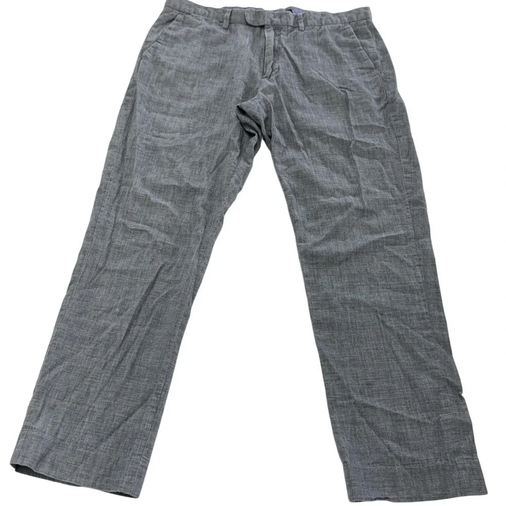 J.Crew Pants Mens 33x29 Gray Bowery Slim‎ Fit Business Casual
